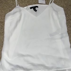 White Forever 21 Tank Top M